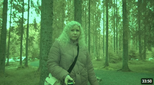 I Falstaskogen på spørkelsejakt